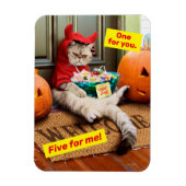 Cranky Devil Cat Magnet (Vertikal)