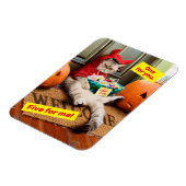 Cranky Devil Cat Magnet (Linke Seite)