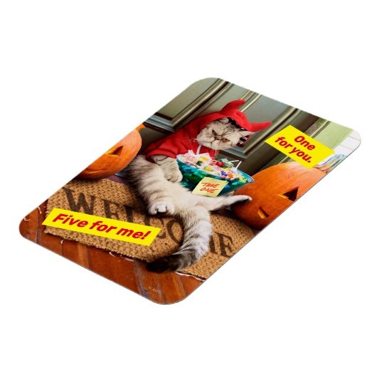 Cranky Devil Cat Magnet (Linke Seite)