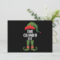 Cranky Elf Family Matching Group Weihnachten