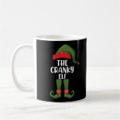 Cranky Elf Family Matching Group Weihnachten Kaffeetasse (Links)