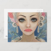 Cranky Fairy Original Art Postkarte (Vorne/Hinten)