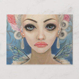 Cranky Fairy Original Art Postkarte