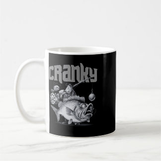 Cranky Fishing Lustige Ideen T-Shirt Für Angeln -  Kaffeetasse