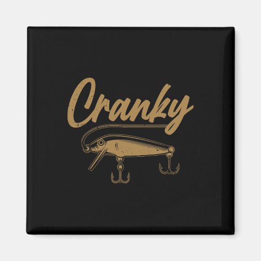 Cranky Fishing Magnet (Vorne)