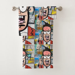 Cranky Man Badhandtuch Set