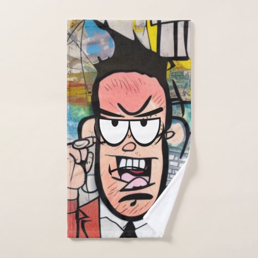 Cranky Man Badhandtuch Set (Handtuch)