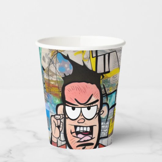 Cranky Man Pappbecher (Links)