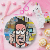 Cranky Man Pappteller (Party)