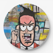 Cranky Man Pappteller (Vorderseite)