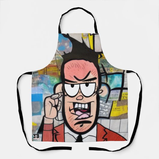 Cranky Man Schürze (Vorderseite)