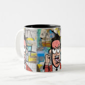 Cranky Man Zweifarbige Tasse (Vorderseite Links)