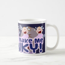 Cranky Mornings Funny Baby Cartoon Art