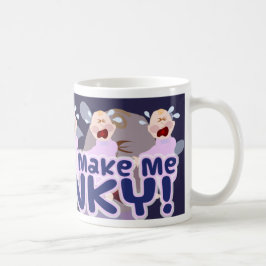 Cranky Mornings Funny Baby Cartoon Art Kaffeetasse