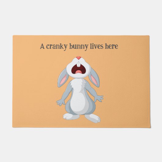 Cranky Rabbit Doormat Fußmatte (Vorderseite)