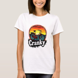 Cranky Sunset Bicycle T-Shirt - Energie für Ihren 