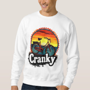 Cranky Sunset Bicycle T-Shirt - Energie für Ihren Sweatshirt