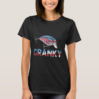 Cranky Usa Crankit Angeln Vatertag  T-Shirt