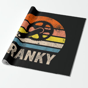 Cranky Vintag Sun Funny Bicycle Liebhaber des Rads Geschenkpapier