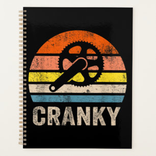 Cranky Vintag Sun Funny Bicycle Liebhaber des Rads Planer