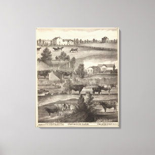 Cranmoor Bauernhof, Toms River, NJ Leinwanddruck