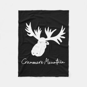 Cranmore Berg New Hampshire Elchgeweih Ski Fleecedecke
