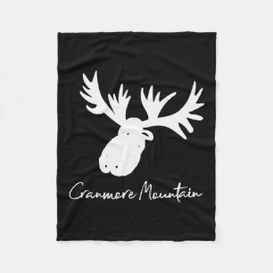 Cranmore Mountain New Hampshire Elchgeweih Ski Fleecedecke