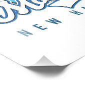 Cranmore Mountain - New Hampshire Ski Logo Fotodruck (Ecke)