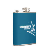 Cranmore Mountain Resort New Hampshire Skier Flachmann (Rechts)