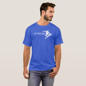 Cranmore Mountain Resort New Hampshire Snowboarder T-Shirt (Vorne ganz)