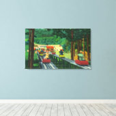 Cranmore Mountain Ski Mobile im Sommer Leinwanddruck (Insitu (Holzboden))