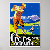 Crans Golf Alpin Poster (Vorne)