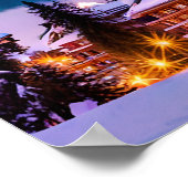 Crans Montana Schweiz Foto Poster (Ecke)