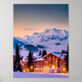 Crans Montana Schweiz Foto Poster (Vorne)