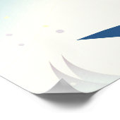 Crans-Montana Schweiz Skiposter Poster (Ecke)