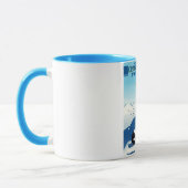 Crans-Montana Schweiz Skiposter Tasse (Links)