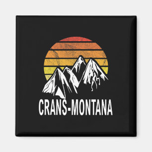 Crans-montana Schweizer Alpen Schweiz Skigebiet Sn Magnet