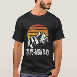 Crans-montana Schweizer Alpen Schweiz Skigebiet Sn T-Shirt