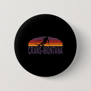 Crans-montana Schweizer Alpen Schweiz Snowboard Button