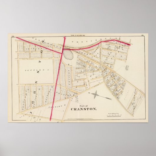 Cranston Johnston Rhode Island Poster (Vorne)