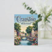 Cranston, Rhode Island Postkarte (Stehend Vorderseite)