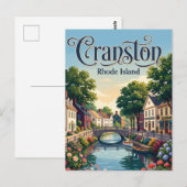 Cranston, Rhode Island Postkarte (Vorne/Hinten)