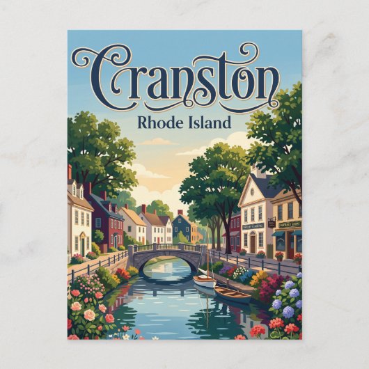Cranston, Rhode Island Postkarte (Vorderseite)