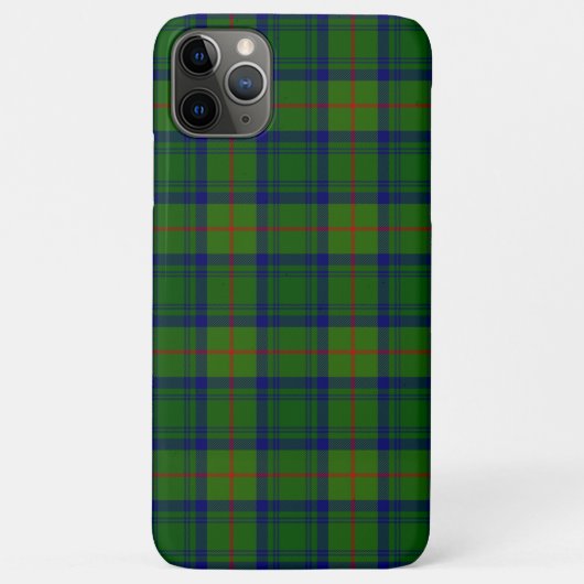Cranstoun tartan green kariert Case-Mate iPhone hülle (Rückseite)