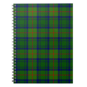 Cranstoun tartan green kariert notizblock