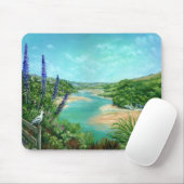 Crantock Bay am Fluss Gannel Estuary Mousepad (Mit Mouse)