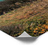 Crantock Bay Poster (Ecke)