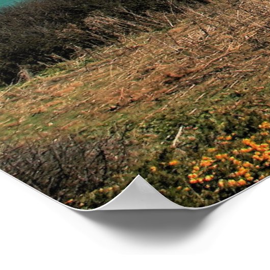 Crantock Bay Poster (Ecke)