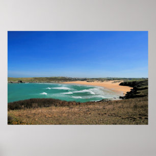 Crantock Bay Poster