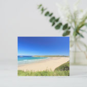 Crantock Bay Postkarte (Stehend Vorderseite)